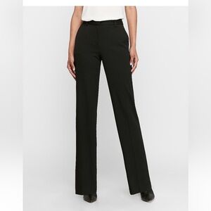 Express black High Waisted Trouser Pants NEW black super high rise size 18 short